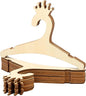 20Pcs Kids Wooden Hangers, Baby Toddler Children Wooden Hangers, Toddler Hanger, Cute Crown/Bear/Rabbit Ear Baby Hanger, Non Slip Clothes Hanger for Kids Suits, Pants and Jackets Skirt (Crown)