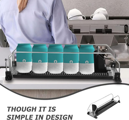 BESTonZON Drink Pusher Machine Material Easy to Install for Soda Can Rack Refrigerator