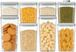 Airtight Food Storage Container with One-Touch Lid, 8-Piece Set (1.3, 2.1, 2.9, 3.6 QT* 2) Stackable Durable BPA-Free for Flour, Cereal & Complete Pantry Organization.