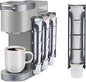 K Cup Holder for Keurig: Coffee Pod Holders for Counter Small Space - Kcup holders for Wall Mount (3, Gray)