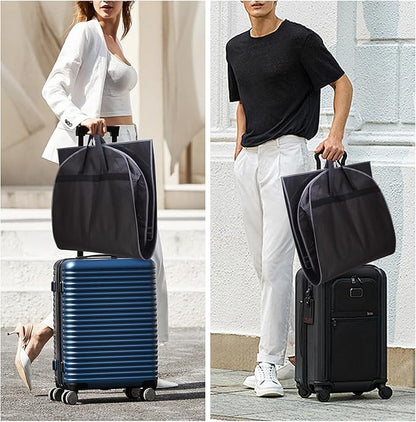 43" Garment Bag for Travel and Storage, Suit Bag with Duffle Design, Ideal for Hanging Clothes, Blazers, Dresses, Coats, and Wardrobes (1 Pack)