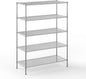 24" Deep x 54" Wide x 74" Height Wire Shelving Kit | 5-Tier | NSF Commercial Storage Rack Unit