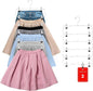 2 Pack - 6 Tier Skirt Hangers, Closet Space Saver with Clips for Pants, Shorts, Skirts, Leggings