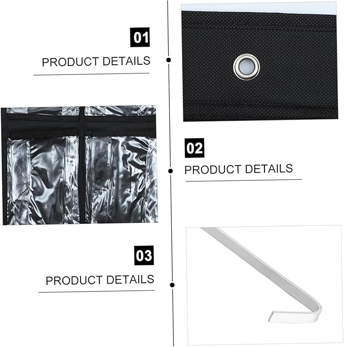 BESPORTBLE 1pc Hanging Storage Bag Shoe Organizer Non-woven Travel Organizer Bag Wall Mountable