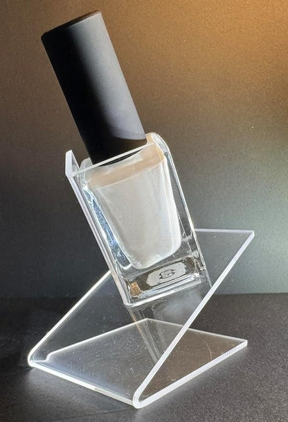 Professional Acrylic Nail Polish Bottle Holder, Single-Handed Brush Dipping Design for Salon and Home Use