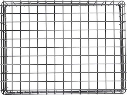 G.E.T. WB-1294-MG Rectangular Metal Storage Wire Basket for Pantry, Produce and More, 9" x 6" x 4"