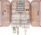 Wall Mounted Jewelry Organizer, No Punching Installation, Hanging Jewelry Organizer Box and Storage Case, Necklace Earring Holder Organizer Wall for Women Teen Girls (Mocha Brown)