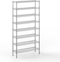 14" Deep x 42" Wide x 86" Height Wire Shelving Kit | 8-Tier | NSF Commercial Storage Rack Unit