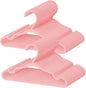 60 Pack Baby Plastic Hangers,12.83" Ultra-Thin,Non-Slip Hangers for Children. Ideal for Closets and Nurseries.Designed for Newborns and Children's Clothing,Including Trousers,Coat,Dresses.(Pink)