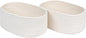 CubesLand Cube Shelf Closet Storage Baskets Bins,Woven Basket for Organizing/Storage,Long-lasting &Skin-friendly Toy Storage Basket Bin,Stylish Room Decor Basket,Off White Cotton Rope Basket 2 Packs