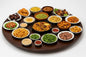 24 Inch Round Wooden Lazy Susan Turntable, Pinewood Rotating Tray, Kitchen Cabinet Storage Organizer