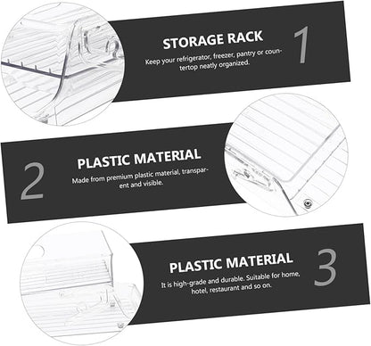 Alipis Refrigerator Organizer Bin Double Layer Rolling Beverage Can Dispenser for Soda Beer Groceries Space Saving Drink Storage Design