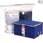 Astro 623-47 Clothes Compression Bag, Storage Case, Gusset, Large Storage, Compression Box, No Vacuum Needed, Hand Washing, Hand Wound, Futon Compression Bag, Change Clothes, Closet, Travel, Navy,
