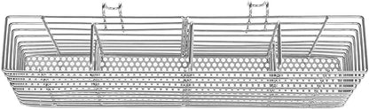 Slideep Stainless Steel Cutlery Utensil Holder Silverware Organizer with Hooks removable Drying Rack Silverware Holder Utensil Cutlery Basket Kitchen Dish Drainer Dish Drying Rack