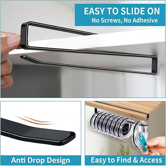 Tumbler Lid Organizer, Shallower Space Saving Yeti Lid Organizer Inside Cabinet, No Drill No Adhesive Cup Lid Holder, Yeti Tumbler Lid Holder for Kitchen Cabinet Organizers and Storage, 12 Lids