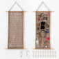 Pretty Jolly Hanging Jewelry Mesh Organizer Macrame Wall Mounted Necklaces Storage Earring Display Rack Girls Hair Clips Hanger with 20 Pieces S Shape Hooks for Bracelets,Necklace and Rings(Coffee)