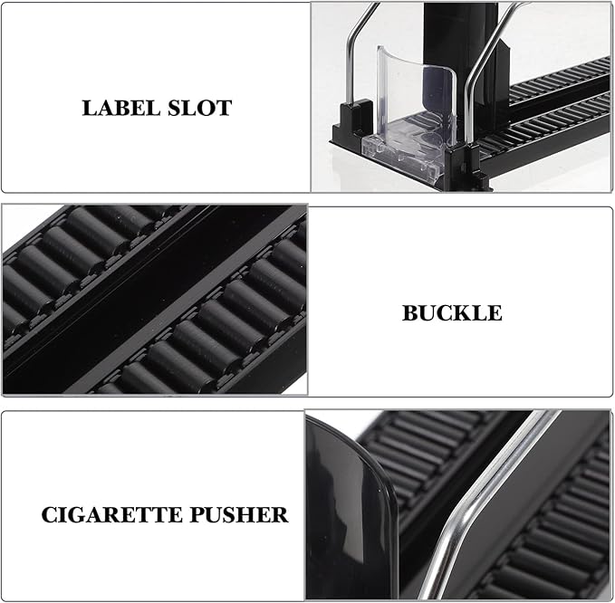 OSALADI Propeller Beverage Slide Out Rack Drink Dispenser for Fridge Drink Display Holder Glide Pusher Fridge Can Soda Can Lids Plastic Trays Shelf Pusher Machine Drinks Carriage To Rotate