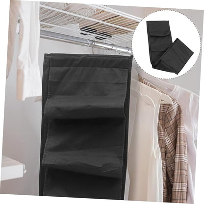 Over The Door Hanging Organizer Bag for Shoes Bras Underwear Wardrobe Storage for Closet Bedroom Dorm Stylish Multi Functional Design