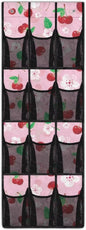 Cherry Blossoms Over the Door Shoe Organizer,Shoe Organizer Door Hanger,Space Saver Shoes Hanger Storage Organizer Bag