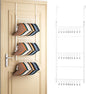 HapiRm Over Door Hat Rack - 3 Tier Wall Mounted Hat Organizer with 30 Movable Clips, Baseball Cap Organizer Storage Holds up to 30 Caps for Door, Bedroom, Closet