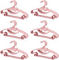YYaaloa 60pcs Kids Clothes Hangers - Baby & Toddler Plastic Hangers (Pink, 60pcs)