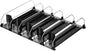 uxcell 5pcs Soda Can Organizer for Refrigerator, Self-Pushing Drink Organizer for Fridge, Width Adjustable Drink Dispenser Beverage Pusher For Pantry Vending Machine, Black