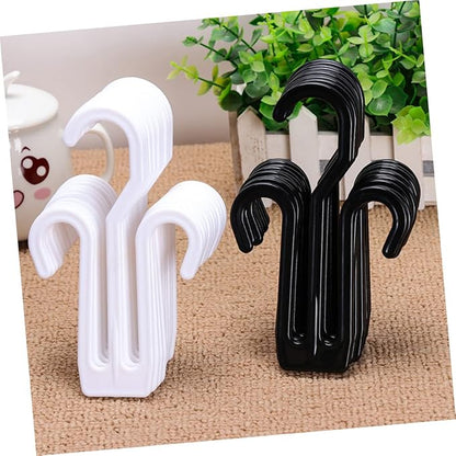 OUNONA 20pcs Multifunctional Cotton Slipper Drying Rack Space-Saving Hanger for Shoes Organizer Lightweight and Sturdy Easy to Install and Use for Home and Retail Display