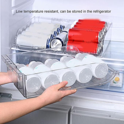 2PCS Large Capacity Stretchable Soda Can dispensers - for Organizing Canned Drinks in Refrigerators and Cabinets
