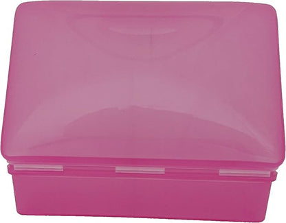 American Comb Travel Soapbox, Durable Storage Container, Multiple Colors, Made in USA (1, Pink)