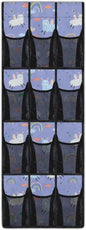 Cute Alpacas Shoe Organizer Over The Door Mesh Fabric Over The Door Shoe Organizer 12 Pockets Shoe Holder Hanger for School Easy to Install Wall Hanging Storage