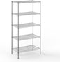 21" Deep x 36" Wide x 74" Height Wire Shelving Kit | 5-Tier | NSF Commercial Storage Rack Unit