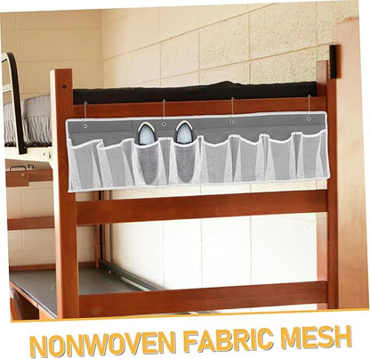 Amosfun 8-Pocket Bedside Shoe Organizer Wall-Mounted Mesh Storage Bag for and Home for Travel and Space-Saving Shoe Storage