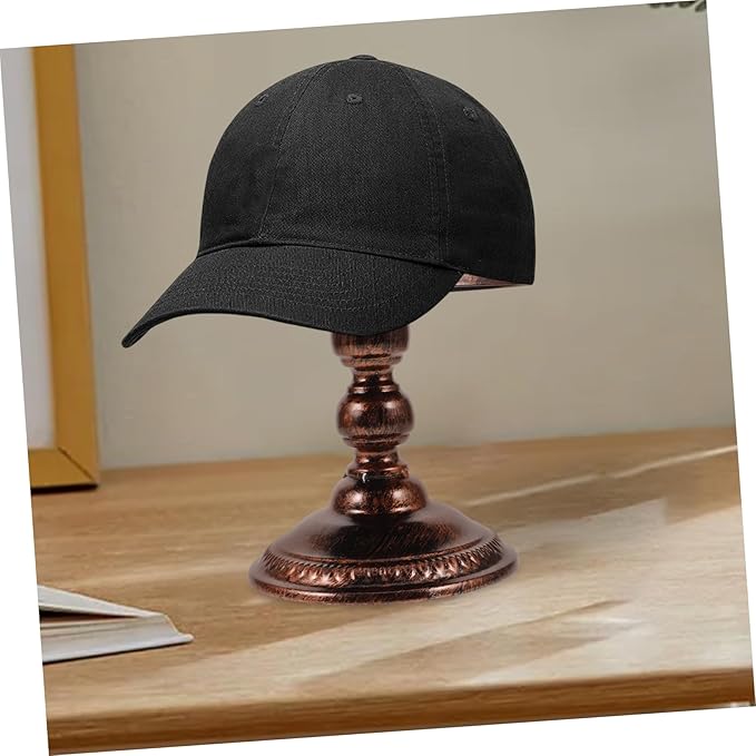 ULTECHNOVO Baseball Cap Hat Rack Stand Holder Display Case Freestanding Metal Dome