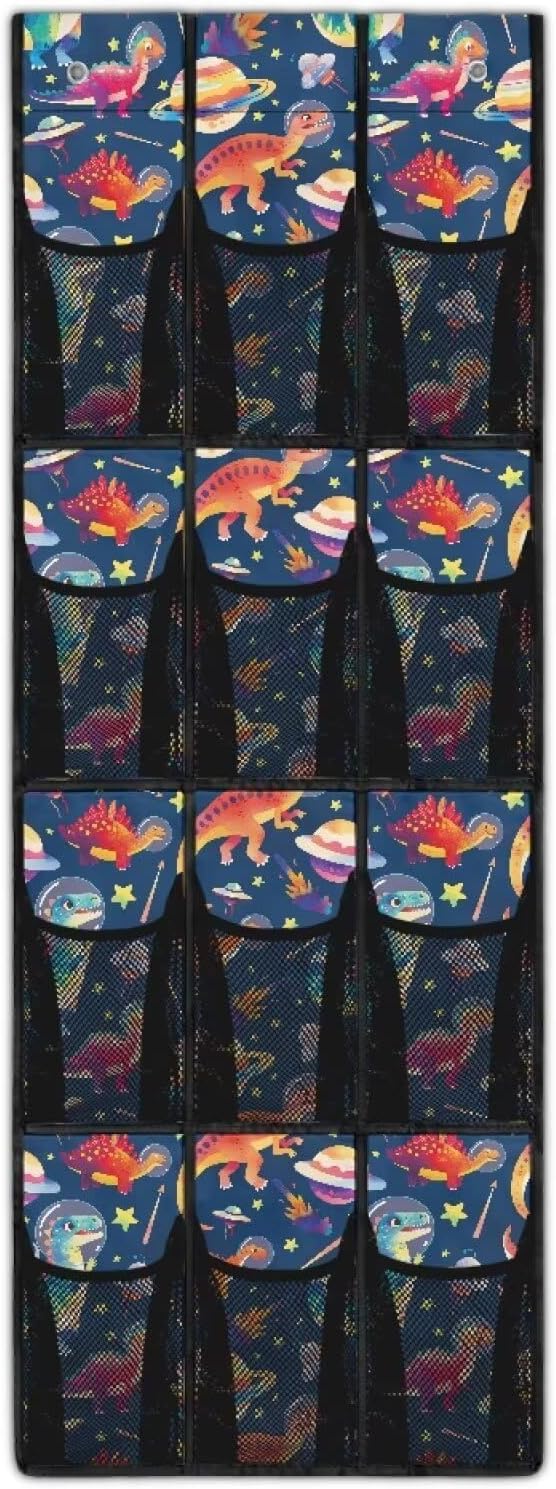 Mushroom Over The Door Closet Organizer 12 Pockets Door Hanging Shoe Organizer Space Saving Shoe Holder Hanger Large Pockets Wall Hanging Storage