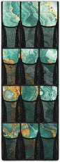 Generic Green Marble Over The Door Shoe Organizer for Cruise Ship Strong Over The Door Storage Organizer Shoes Spandex Fabric Is Not Only Flexible But Also Allows Fit Into Any Space Behind The Door