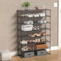 Jerry & Maggie Simple Trending 8 Tier Stackable Shoe Rack for Garage, Shoe Rack for Entrance Small Space for Dorm Shoe Racks, Over Door Shoe Rack, Kitchen Storage Shelves Solution