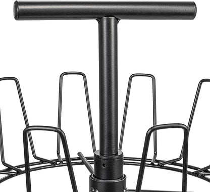 Household Essentials 3-Tier Shoe Storage Tree, Matte Black