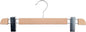 NAHANCO Executive Collection, Wooden Pant Hangers, 14" Natural (Pack of 12)