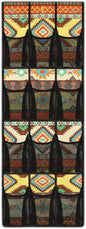 Vintage Over Door Organizer Bathroom Mesh Fabric Wall Hanging Storage for Closet Geometry Shoe Holder Hanger Space Saving Over The Door Shoe Organizer