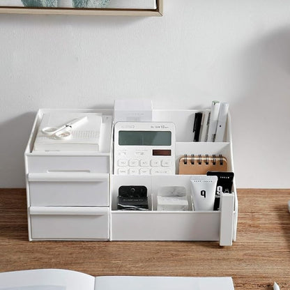 Makeup Organizer With Drawers, Bathroom Countertop Organizer for Cosmetics, Vanity Storage for Lipstick, Brushes, Lotions, Eyeshadow, Nail Polish and Jewelry