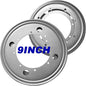 2Pack Lazy Susan Hardware, 9" Rotating Bearing Plate 5/16” Thick, 750lbs Lazy Susan Turntable Swivel Base for Rotating Table, Serving Tray, Kitchen Storage, Book Rack, Corner Shelves, Dollhouse