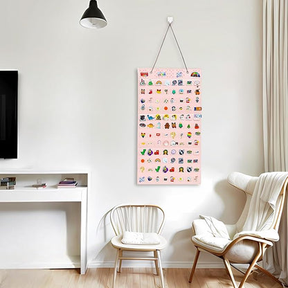 Collector Pin Board,Pin Collections Storage Holder,Enamel Pin Hanging Display Board,Pin Board For Pins Collection,Pin Holder Display For Wall,Enamel Pin Organizer Display Case(170 Slots,Pink)