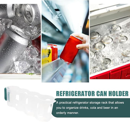 Alipis Soda Can Organizer for Refrigerator - Stackable Fridge Dispenser & Pantry Canned Food Organizer, Efficient Beverage Storage Bin for Kitchen, Soda, Beer Can Holder