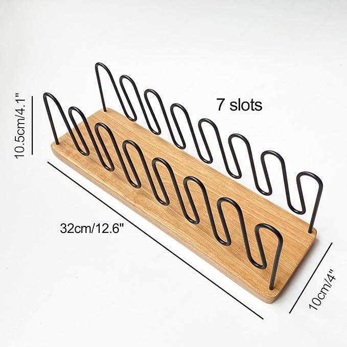Hat Rack, Display Stand, 7-Cap Storage Organiser for Baseball Caps, Snapbacks, Fits on Tabletop, in Closet, Dressing Room