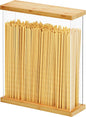 SpaceAid Bamboo Food Storage Container - Airtight Cereal Containers with Lids, Kitchen Cereal Canisters Pantry Organizers and Storage for Rice, Flour, Coffee, Snack, Large 1 Pack