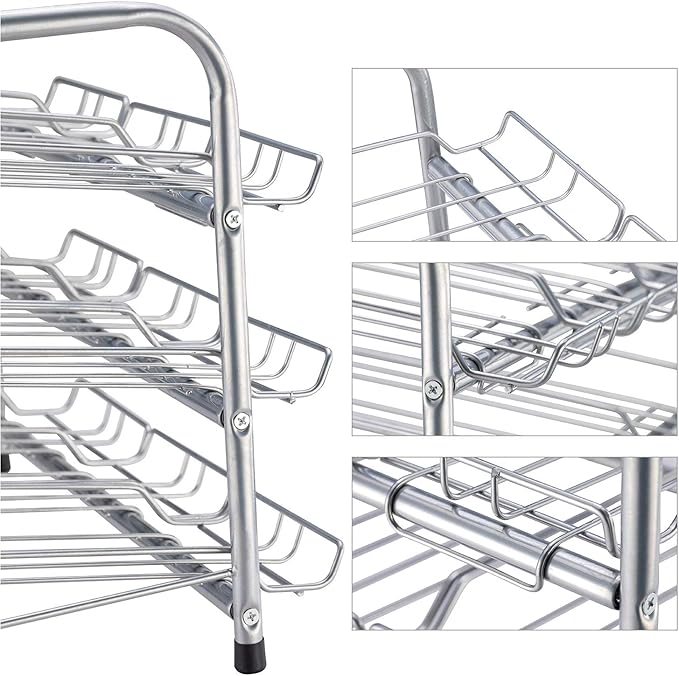 Can Organizer for Pantry, Can Rack Can Storage Dispenser for Canned Food (3 tiers)