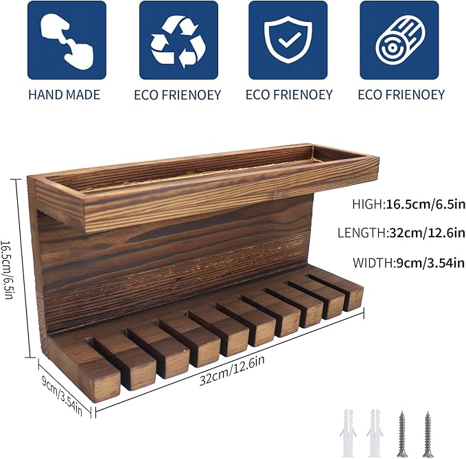 Yamahiko Belt Storage Organizer for Closet, Belt Hanger Wall Mounts with Double Shelving Platform, Belt Rack Holder Shelf for Closet Door, Wall Closet Organizer Tie Belt Hanger Rack for Men Women
