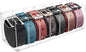 Belt Organizer, Belt Storage Box with 7 Compartments, Acrylic Belt Storage Holder for The Closet, Clear Belt Display Case for Closet Tie,Bow Tie and Watch Jewelry