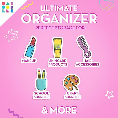 Caboodles On-the-go girl cosmetic organizer, Bubblegum Marble