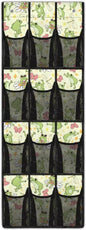 Frog Flower Over The Door Shoe Organizers with 12 Pockets,Quick Dry Mesh Organizer Hanging for Pantry Bathroom Closet,Mesh Pocket Over the Door Shoe Organizer for RV,Pantry,Camping